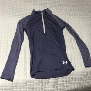 Under armour purple quarter-zip